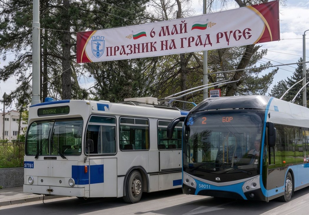 Русе пуска безплатен градски транспорт на 6 май: Линии 5 и 19 с извънредни разписания