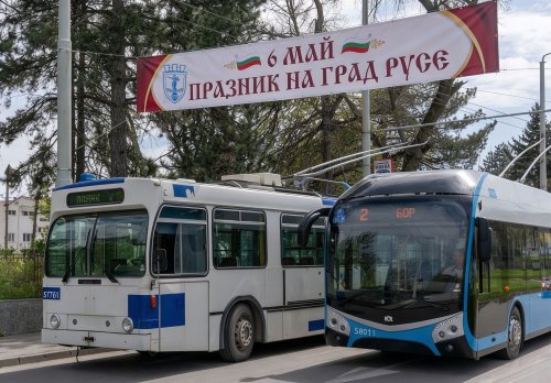 Русе пуска безплатен градски транспорт на 6 май: Линии 5 и 19 с извънредни разписания