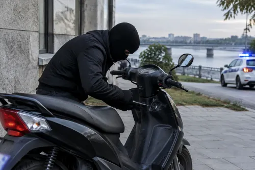 В Русе разследват опит за кражба на мотопед