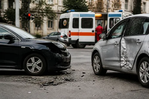 Шофьор в Русе отне предимство и прати жена в болница