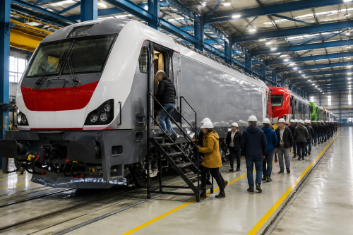 „Експрес Сервиз“ отвори завода в Русе и пусна посетители в локомотивите