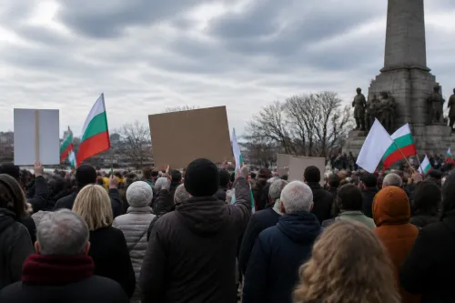 Протест в Русе поиска референдум срещу вятърни и соларни паркове