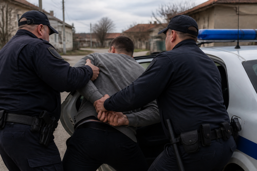 Мъж от Русе нападна полицаи в Божурово и е арестуван