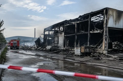 Отмениха бедственото положение в Бяла след пожара с загинал работник