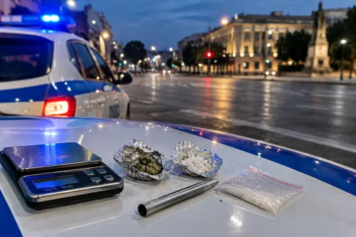Полицията в Русе задържа трима мъже с марихуана и метамфетамин