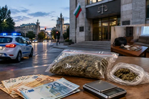 Съдът в Русе остави в ареста обвиняем за 150 грама марихуана