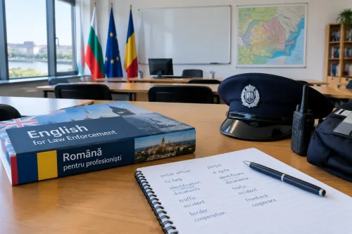 Русенският университет обучава полицаи по английски и румънски