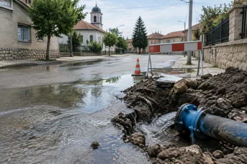 Авария спря водата в центъра на Семерджиево