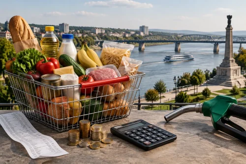 КНСБ отчете кошница от 61,82 евро и скок до 9%