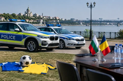 Пътна полиция Русе срещна колеги в Гюргево за общи проверки