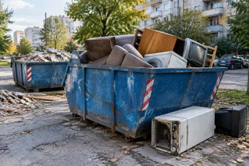 Община Русе отчете: мебели и техника пълнят строителните контейнери