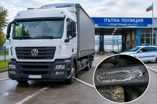 МВР-Русе разследва Volkswagen с подправен номер на рама