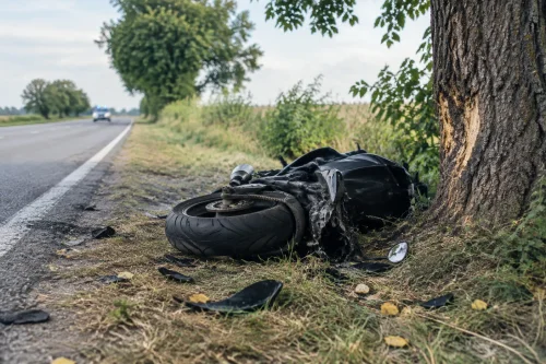 Моторист загина при удар в дърво край Завет