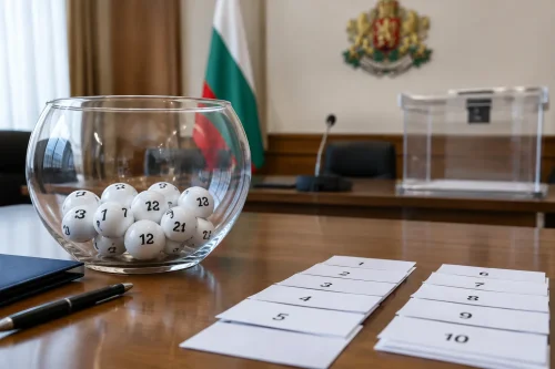 ЦИК изтегли номерата за президентските избори на 25 октомври