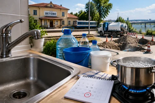 ВиК - Русе спира водата в район „Гара“ във Ветово