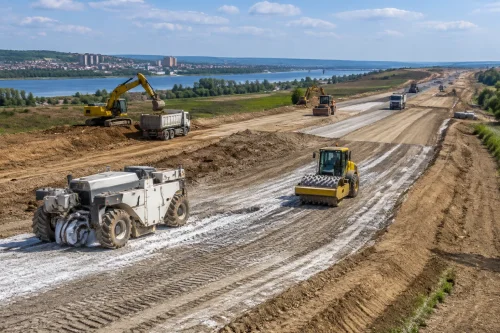 Обходът на Бяла напредва с пилоти и стабилизация на почвата