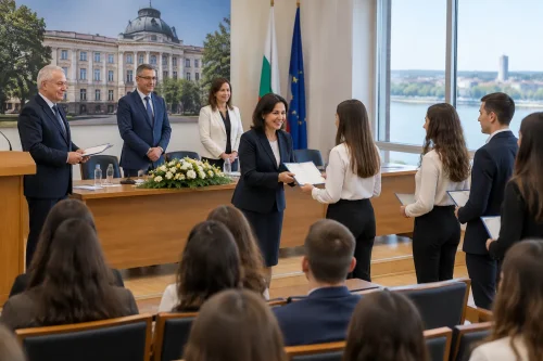 Русенският университет връчи сертификати на 28 ученици от Тараклия