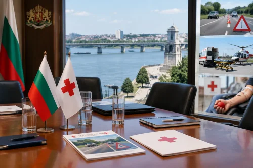 Област Русе и БЧК планират учение и кампании за пътна безопасност