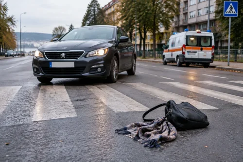 Кола блъсна 53-годишна на пешеходна пътека в Бяла