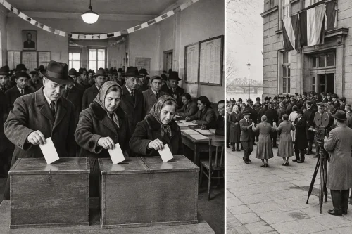 Държавен архив – Русе показа кадри от изборите през 1959
