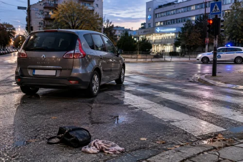Шофьор блъсна пешеходка в Русе и я закара в болница