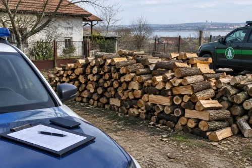 Полиция и горски откриха 3,8 кубика незаконни дърва в Щръклево