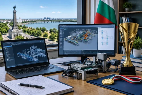 Balkan Lions от Русе спечели международното Digital Twin състезание