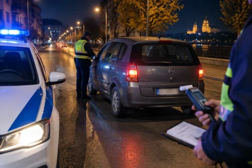 Полицията в Русе хвана 49-годишен с над 1,2 промила