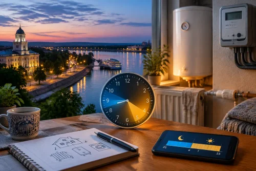 Нощната тарифа в Русе се измества на 22:00–6:00