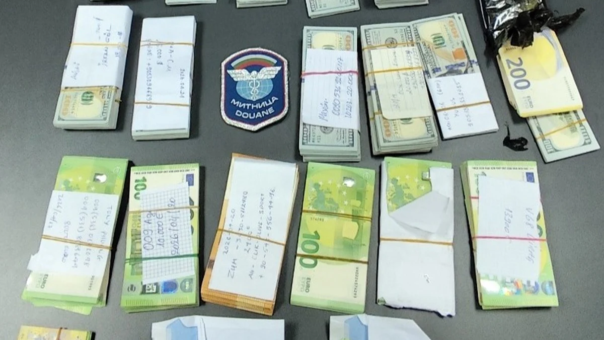 Черни найлонови пакети в кабината: Митничари откриха близо 200 000 евро на ТИР терминала във Видин