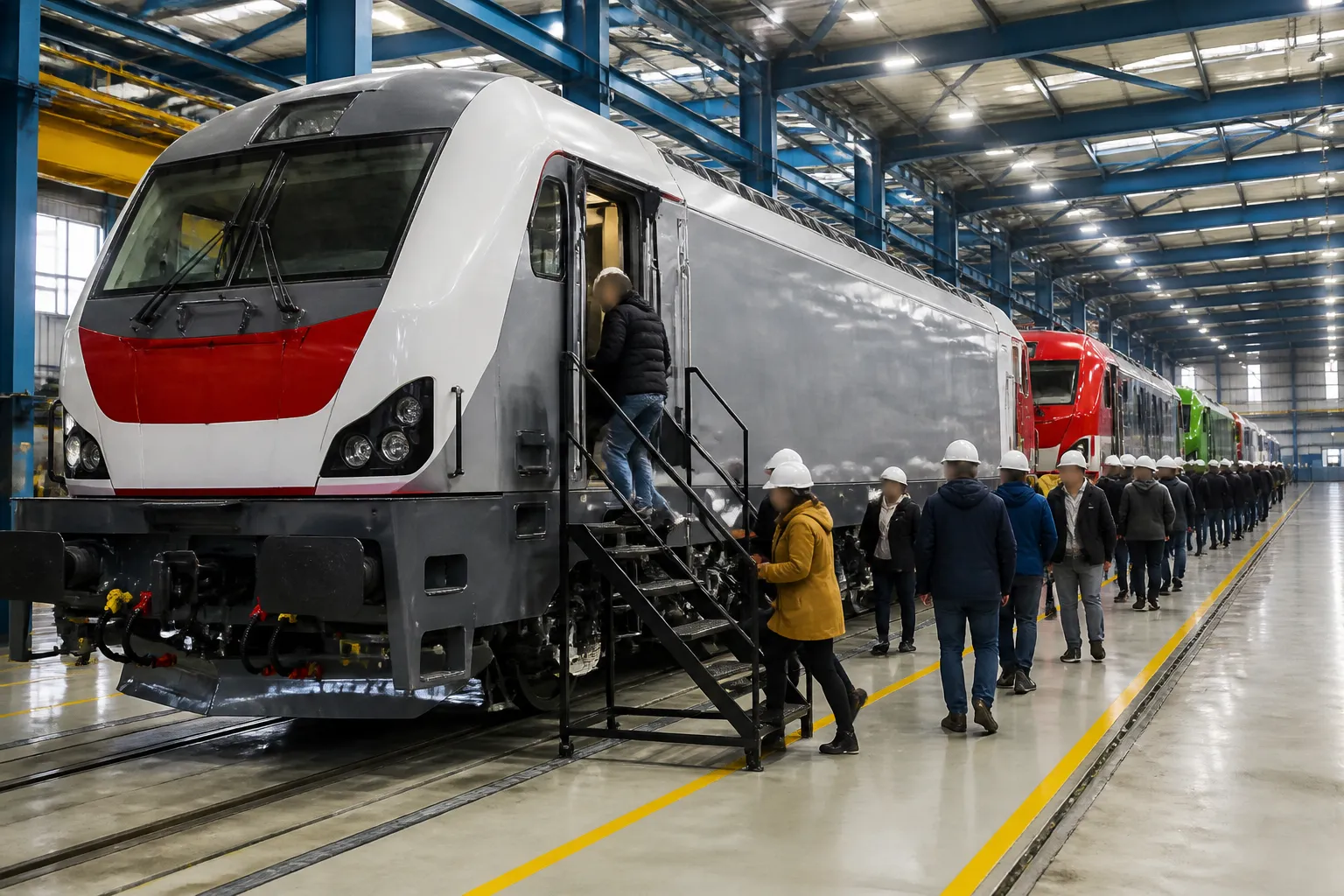„Експрес Сервиз“ отвори завода в Русе и пусна посетители в локомотивите