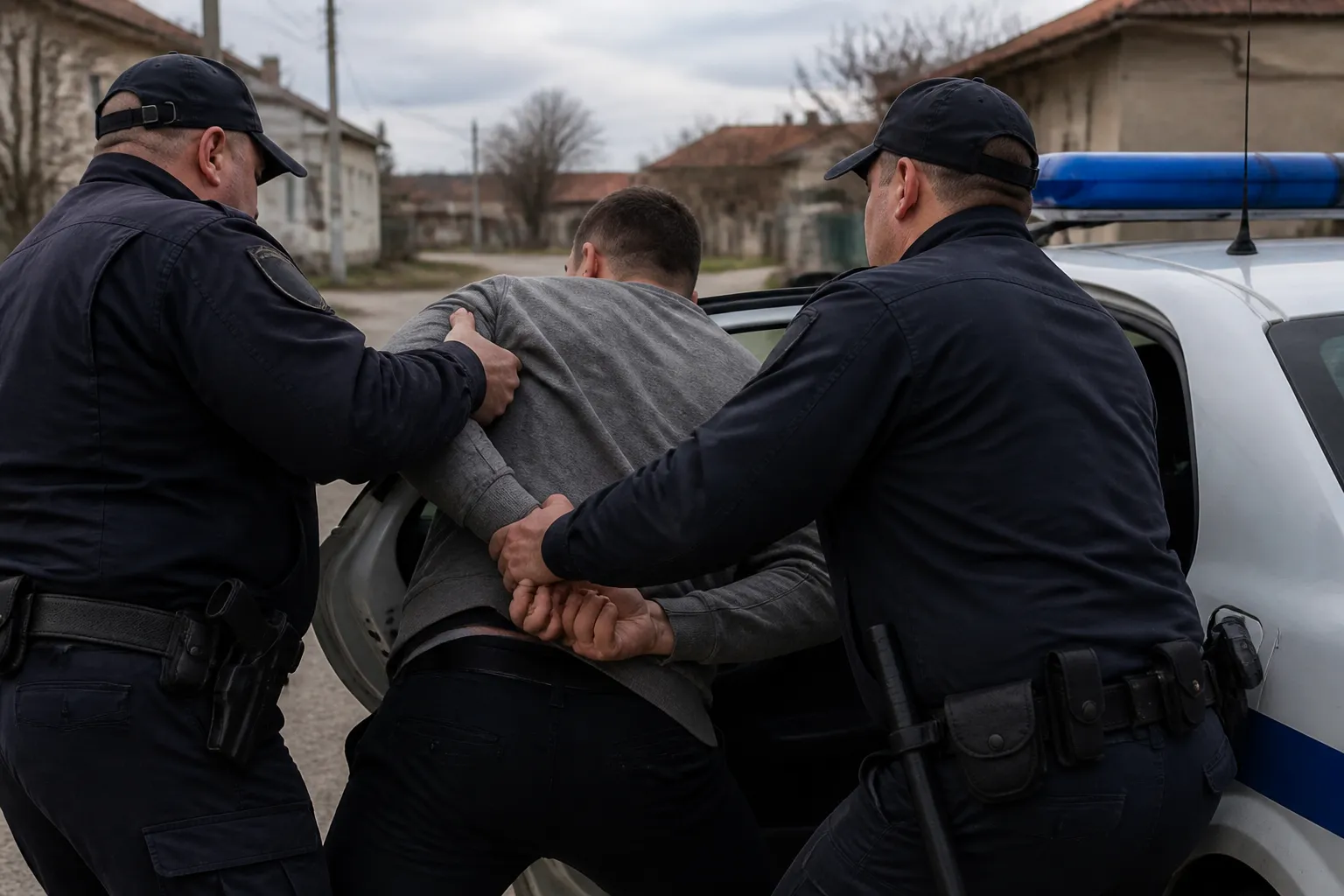 Мъж от Русе нападна полицаи в Божурово и е арестуван