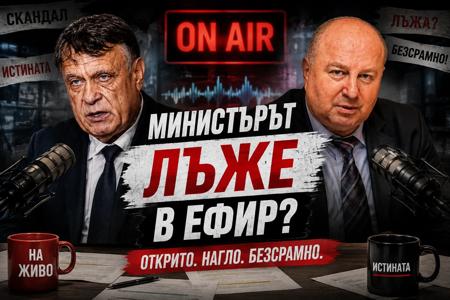 Министър Вълчев излъга в ефир. Открито. Нагло. Безсрамно