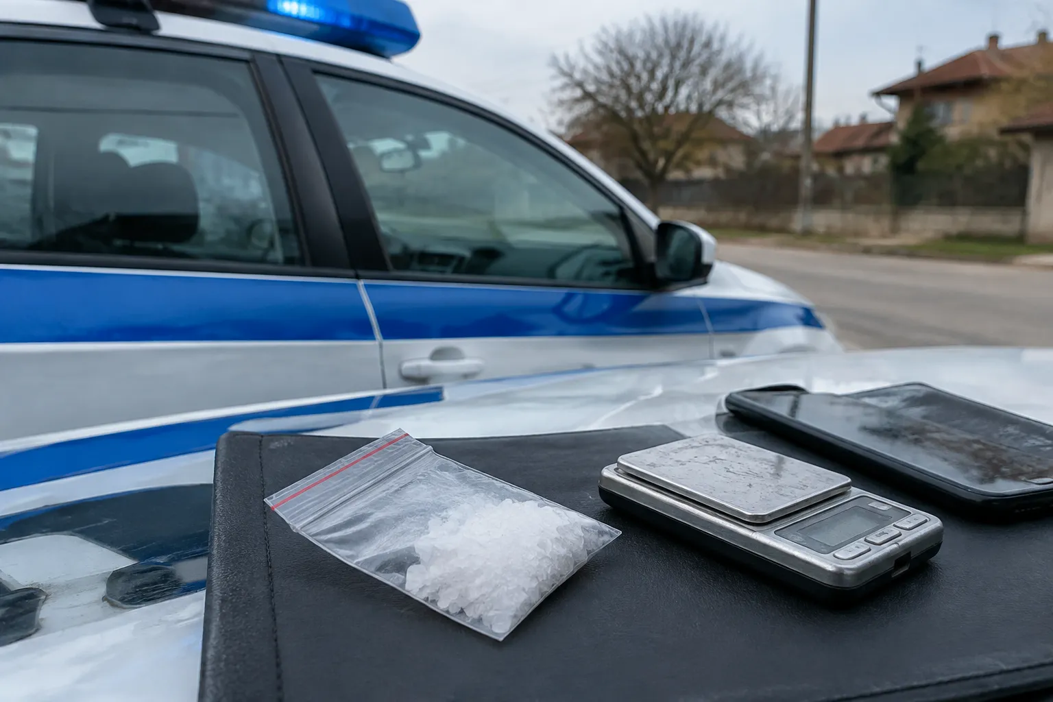 Полицията в Бъзовец залови 30-годишен с метамфетамин