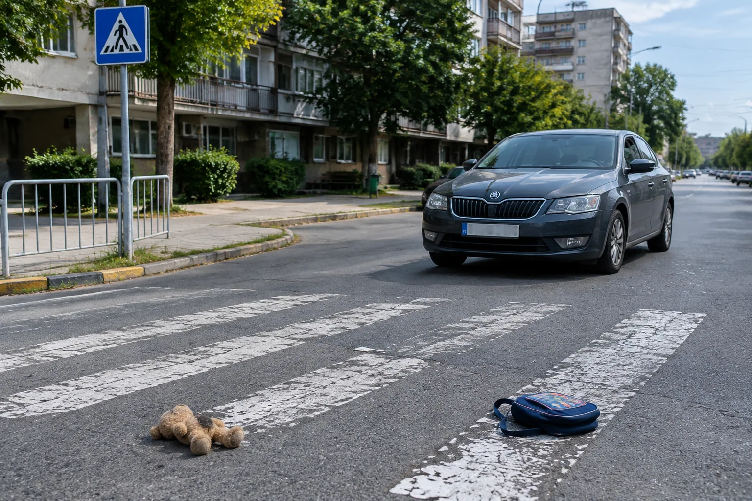 В Русе кола блъсна 5-годишно дете на пътека