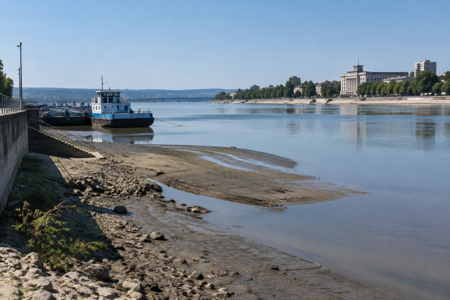 Дунав пада още при Русе и Оряхово, предупреждават корабоплавателите