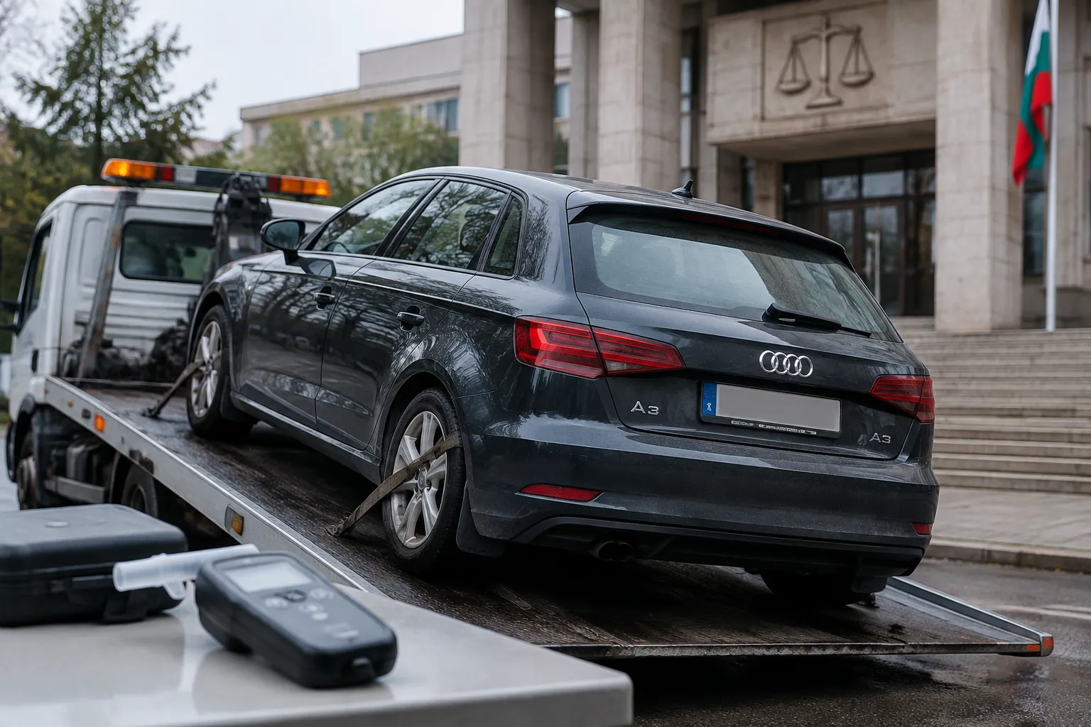 Районният съд в Русе отне Audi A3 на шофьорка с 2,25 промила
