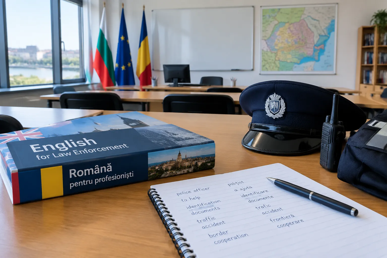 Русенският университет обучава полицаи по английски и румънски