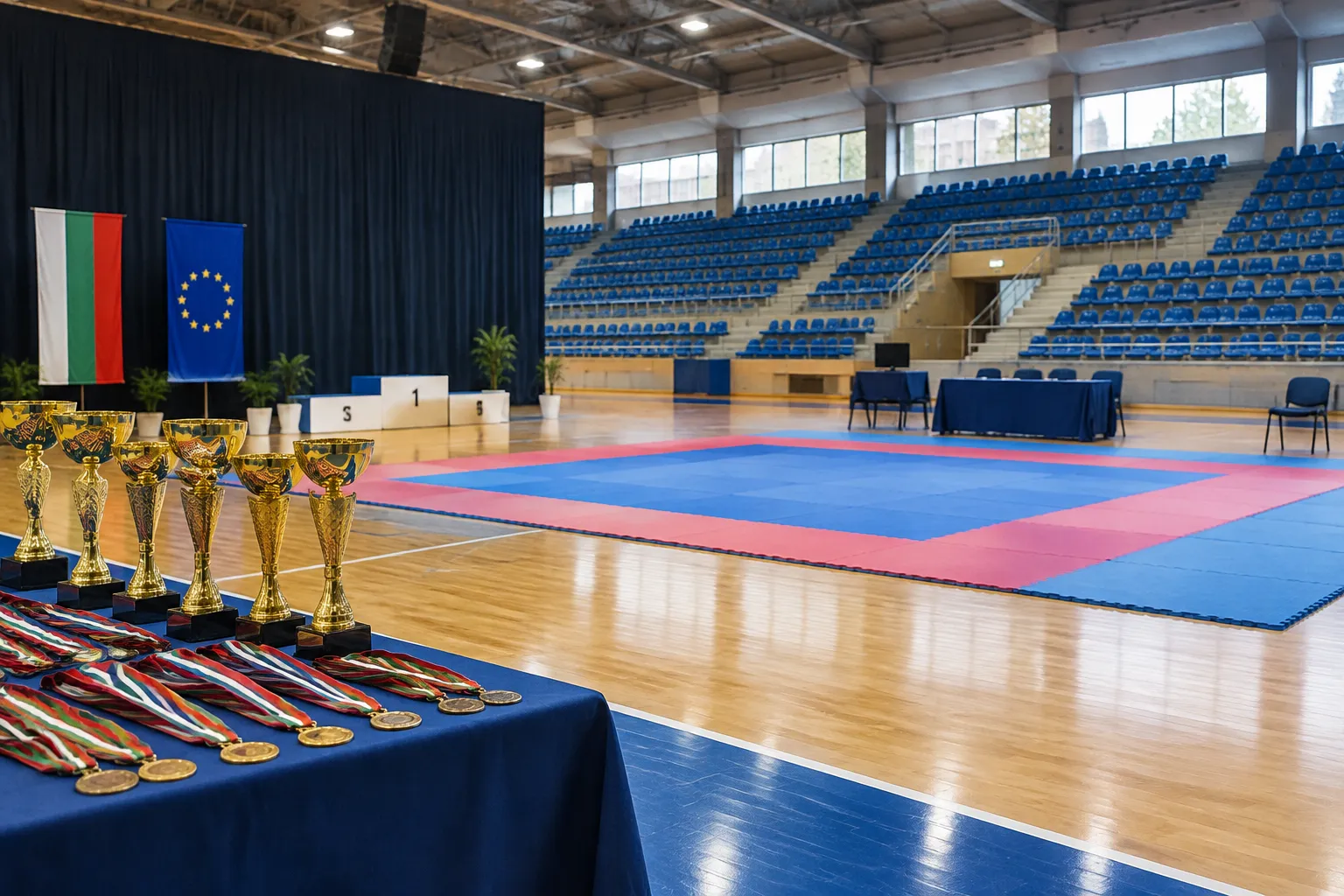 Зала „Дунав“ в Русе приема турнира „Русчук 2026“