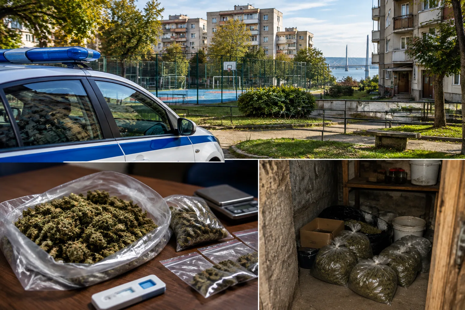 МВР-Русе задържа осъждан мъж с над 150 грама марихуана