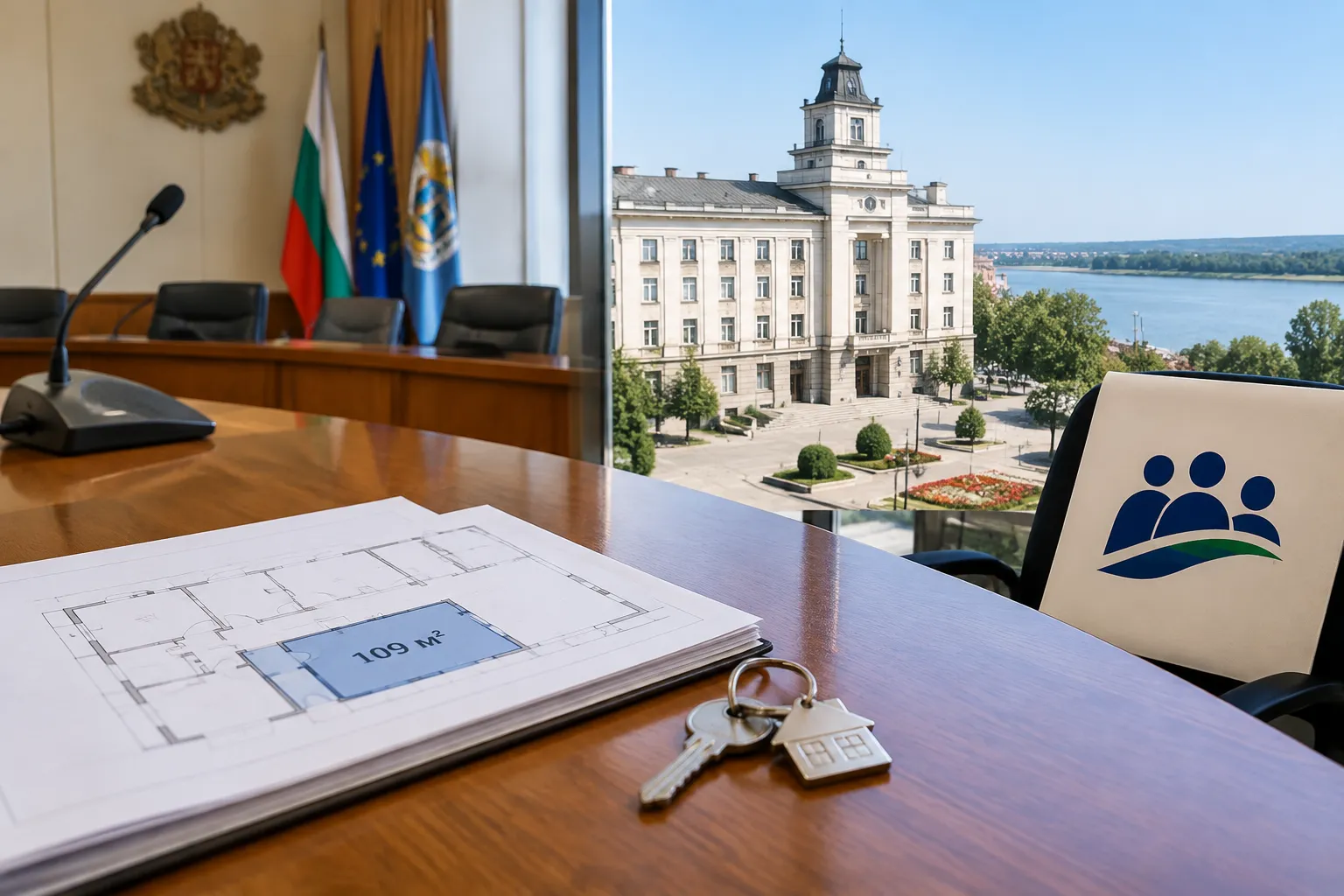 Общинският съвет в Русе даде безплатно 109 кв. м на „Прогресивна България“