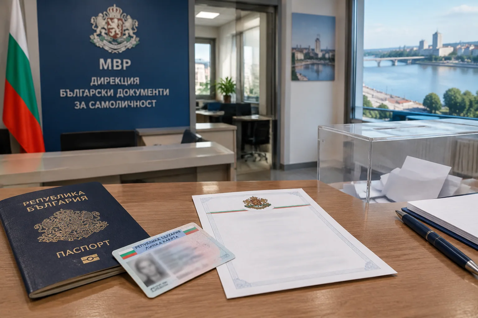 МВР издава удостоверения за вот без лична карта