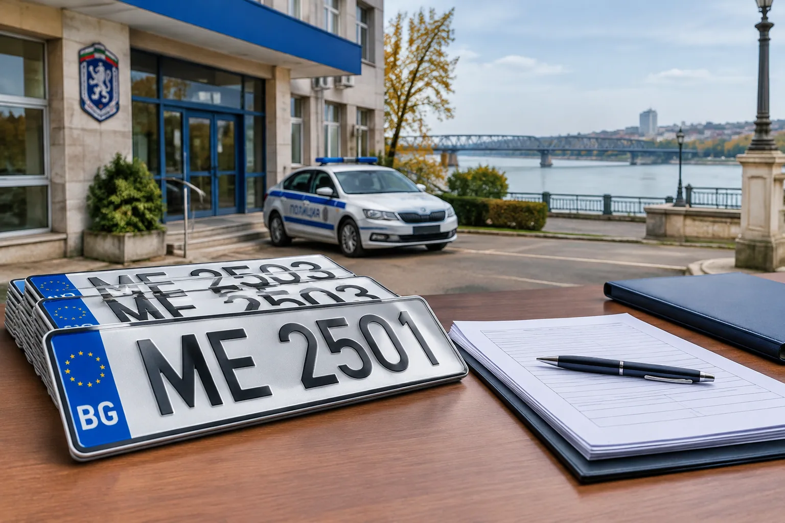Пътна полиция – Русе пуска номера по избор МЕ 2501–3000