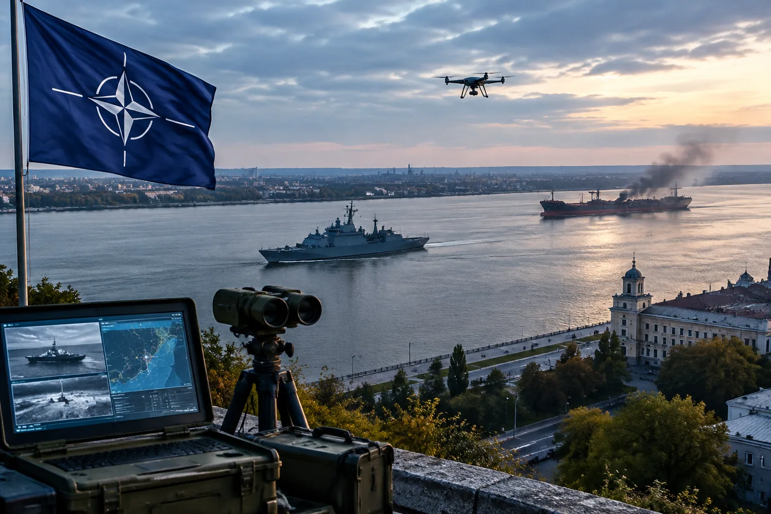 НАТО засилва наблюдението в Черно море след атаки край България