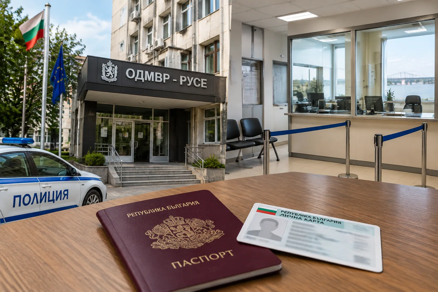 МВР в Русе отваря паспортни гишета за временни удостоверения