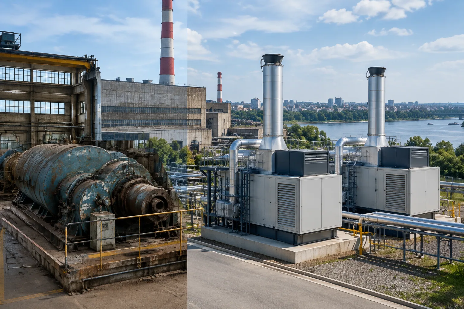 Топлофикация Русе заменя стар турбогенератор с два когенератора