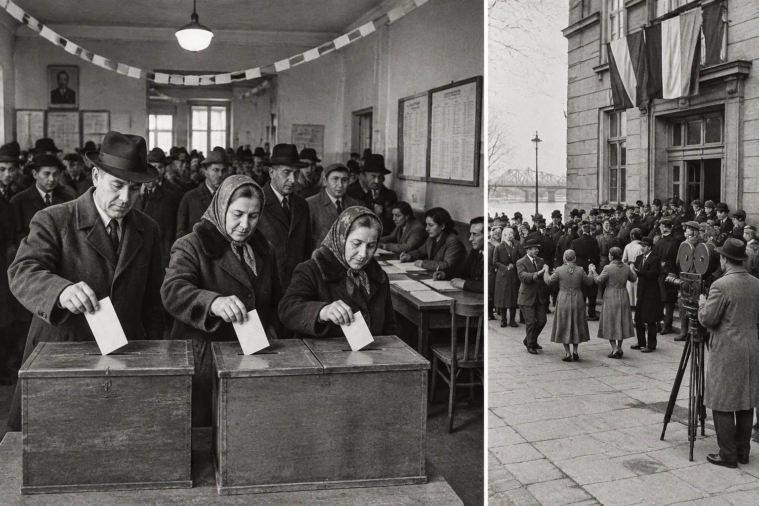 Държавен архив – Русе показа кадри от изборите през 1959