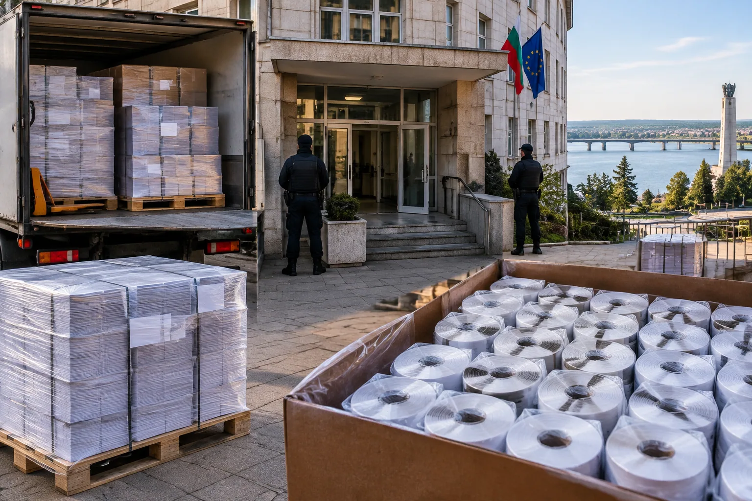 Русе получи 217 300 бюлетини под охрана за вота
