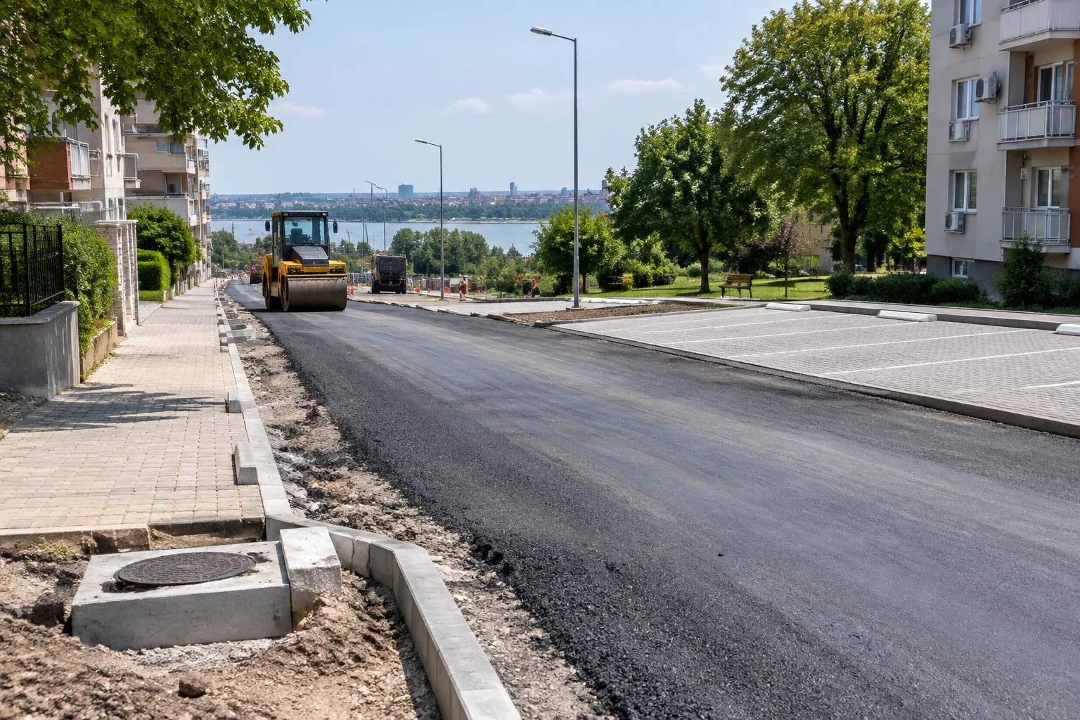 Община Русе обновява улици, паркове и осветление