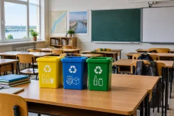 Младежкият център в Русе раздаде кошчета за разделно събиране